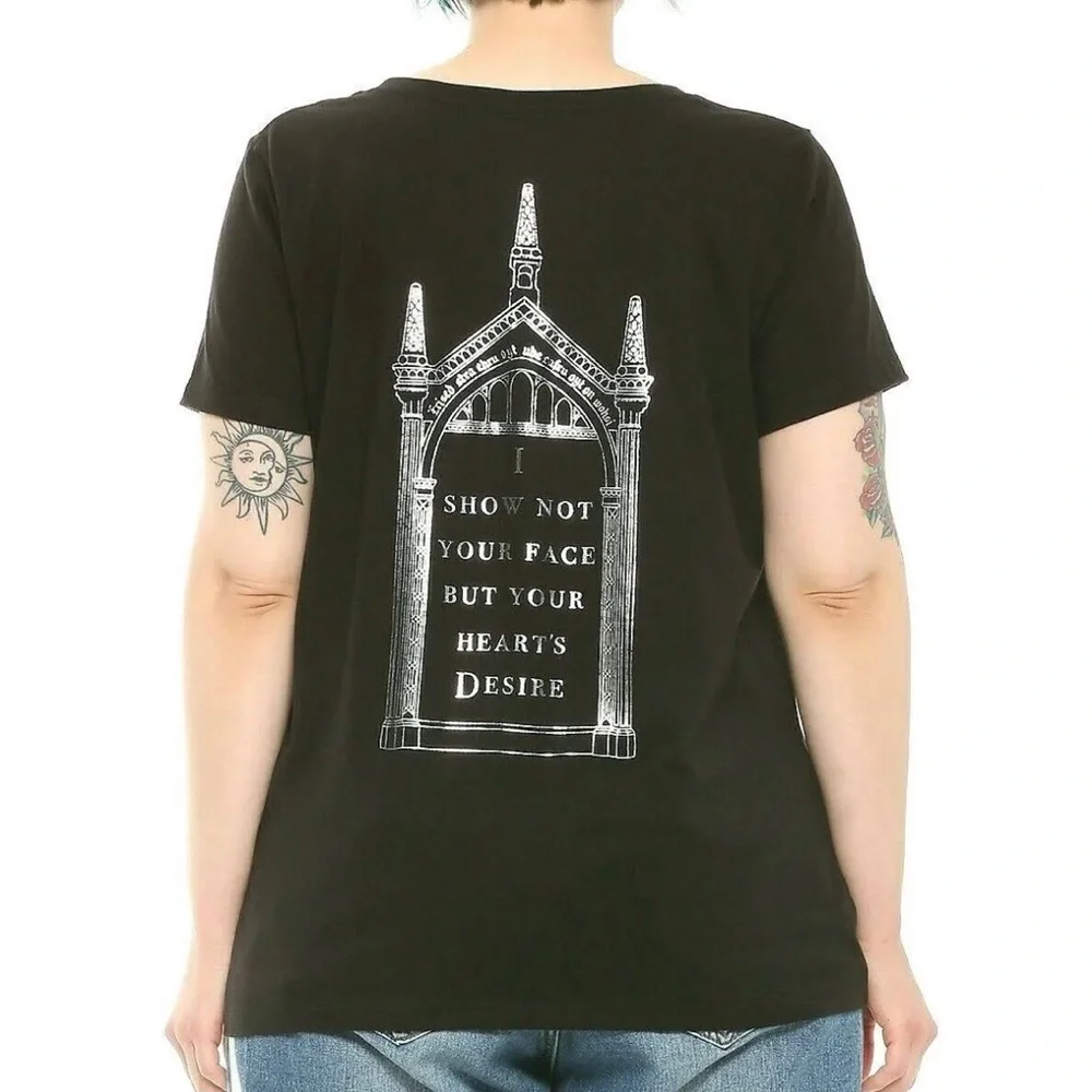 Harry Potter Black & Silver ‘Mirror of Erised” Shirt - Picture 3 of 7